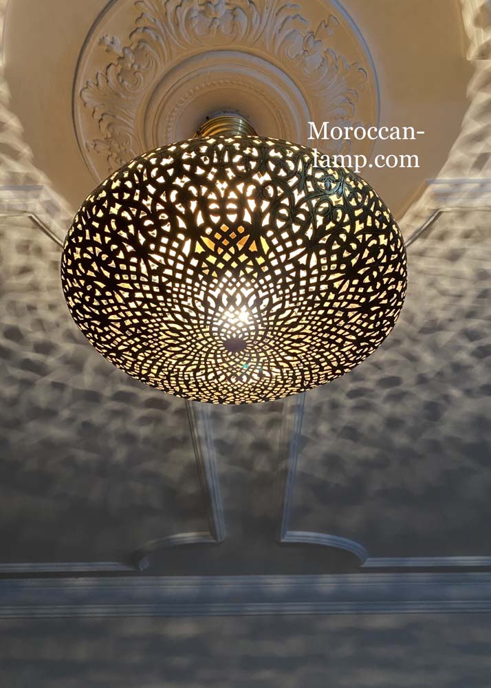 Suspension marocaine, plafond de lampe marocaine